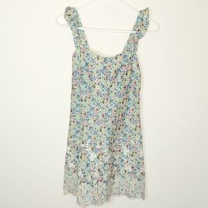 Floral Print Sun Dress, XSmall